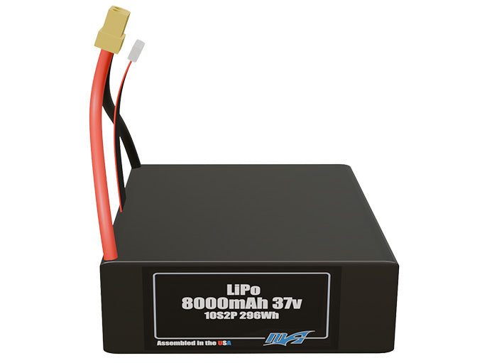 LiPo 8000mAh 10S2P 37v Battery Pack