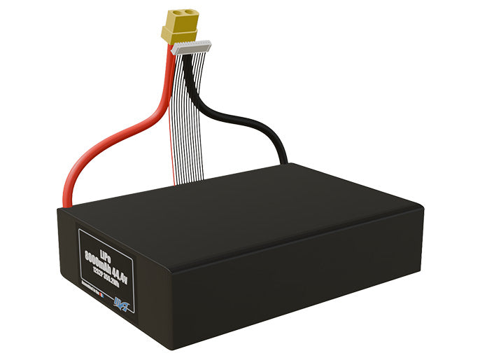 LiPo 8000mAh 12S2P 44.4v Battery Pack
