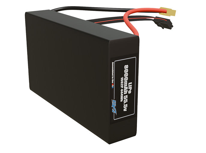 LiPo 8000mAh 15S2P 55.5v Battery Pack