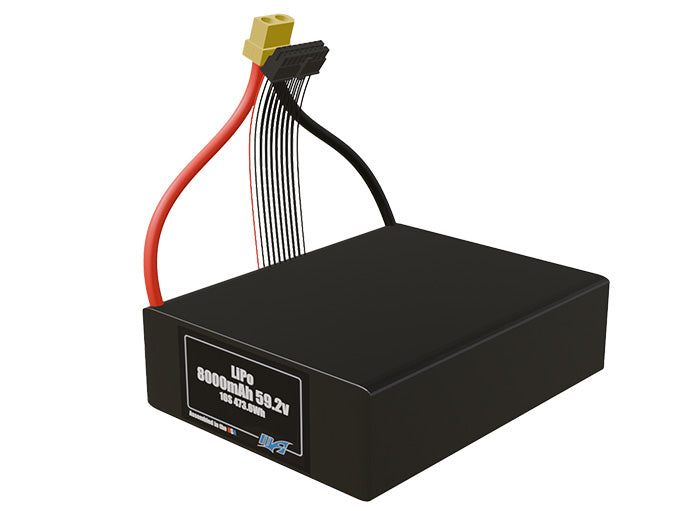 LiPo 8000mAh Lite 16S 59.2v Battery Pack