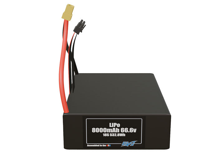 LiPo 8000mAh Lite 17S 62.9v Battery Pack