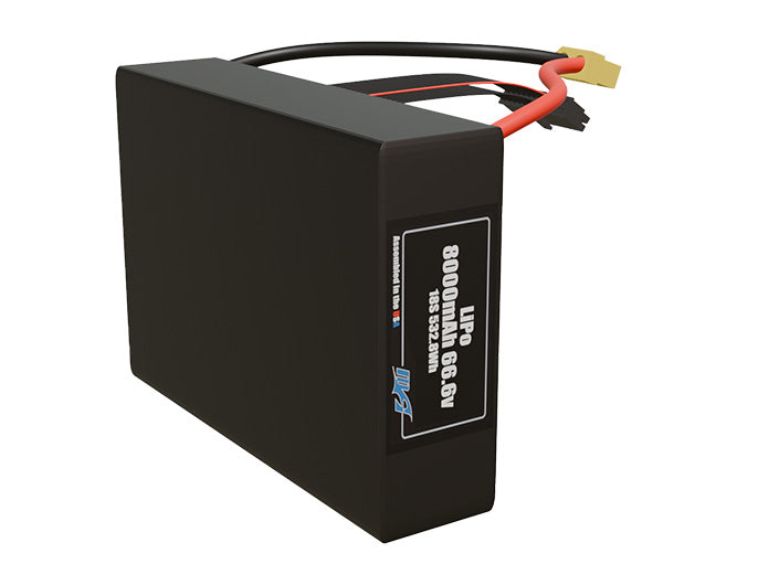 LiPo 8000mAh Lite 17S 62.9v Battery Pack