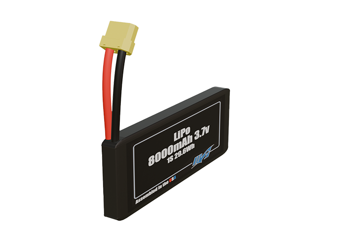 LiPo 8000mAh Lite 1S 3.7v Battery Pack