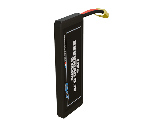 LiPo 8000mAh Lite 1S 3.7v Battery Pack