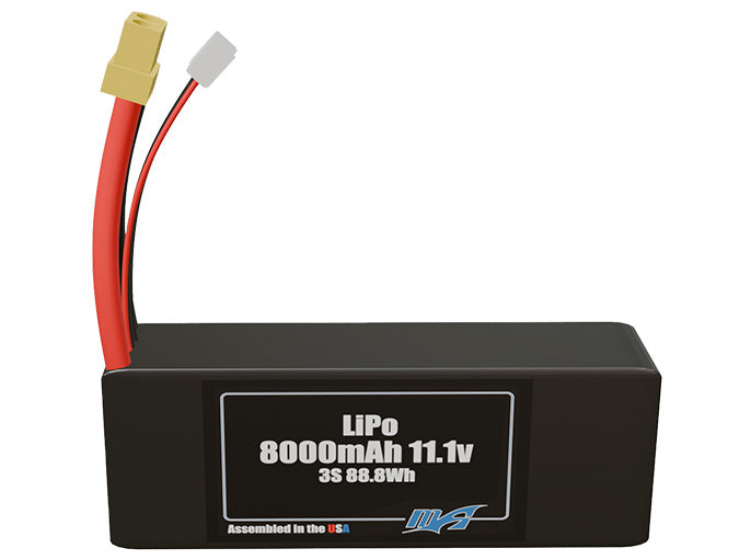 LiPo 8000mAh Lite 3S 11.1v Battery Pack