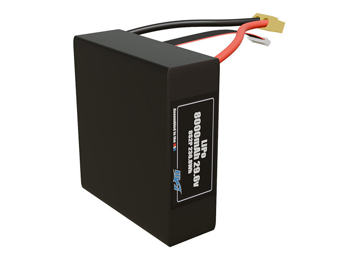 LiPo 8000mAh 8S2P 29.6v Battery Pack