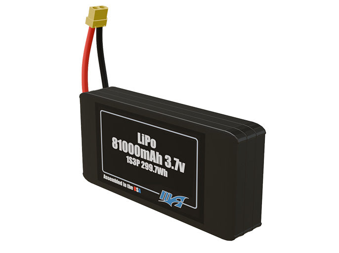 LiPo 81000mAh 1S3P 3.7v NMC Battery Pack