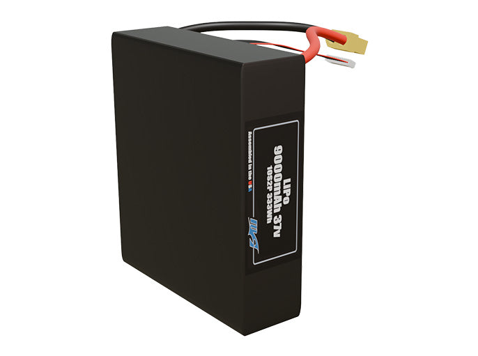 LiPo 9000mAh 10S2P 37v Battery Pack