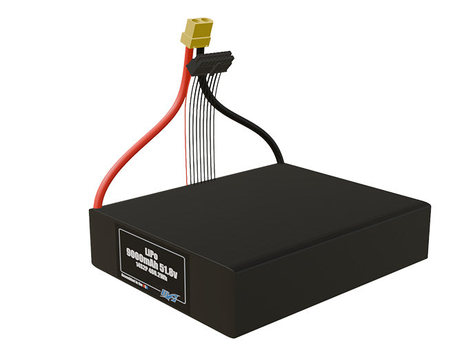 LiPo 9000mAh 14S2P 51.8v Battery Pack
