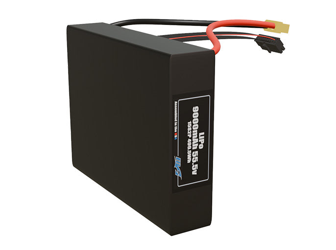 LiPo 9000mAh 15S2P 55.5v Battery Pack