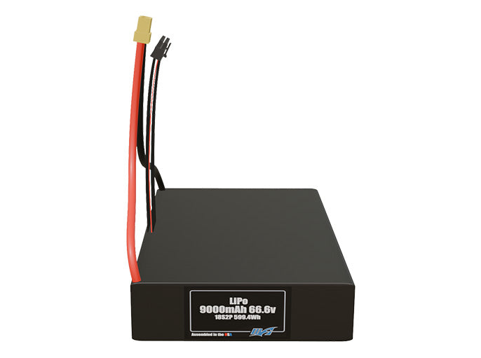 LiPo 9000mAh 18S2P 66.6v Battery Pack