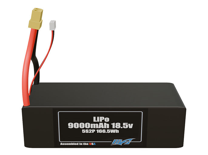 LiPo 9000mAh 5S2P 18.5v Battery Pack