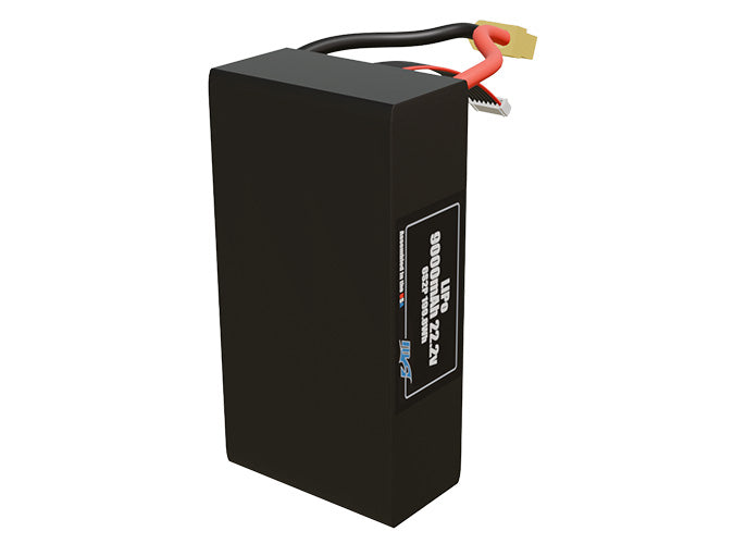 LiPo 9000mAh 6S2P 22.2v Battery Pack