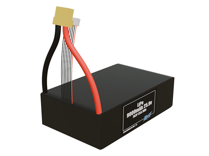 LiPo 9000mAh 7S2P 25.9v Battery Pack