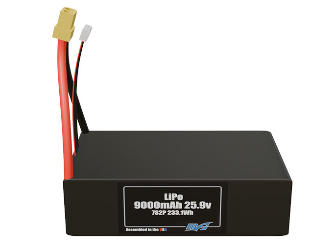 LiPo 9000mAh 7S2P 25.9v Battery Pack