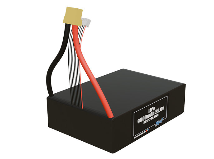 LiPo 9000mAh 8S2P 29.6v Battery Pack