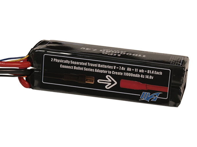 LiPo 11000 4S 14.8v Modular Battery Pack