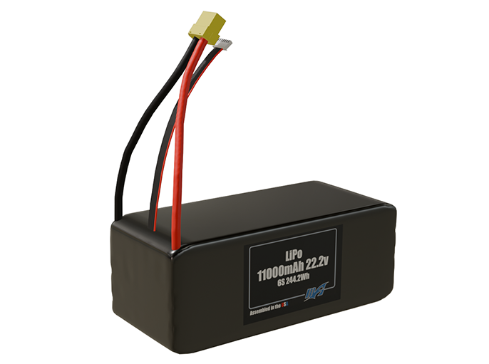 11,000mAh 6's 22.2v Battery Pack