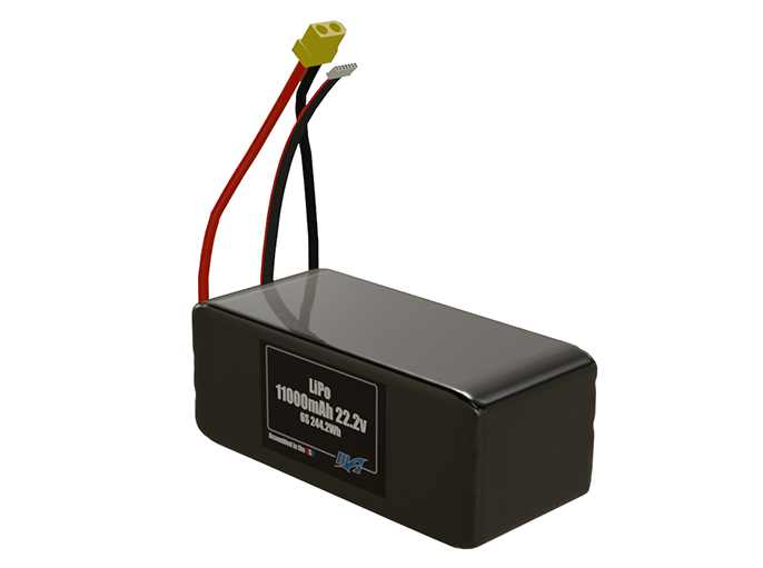 11,000mAh 6's 22.2v Battery Pack