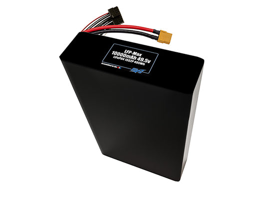 Compact 49.5-volt 10000mAh lithium-polymer battery, built for lightweight drone, UAV, and robotics projects.