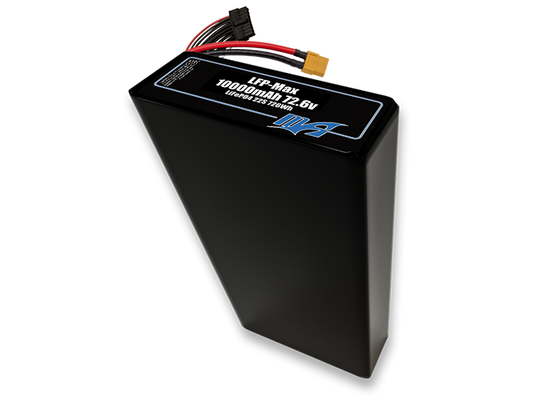 Compact 72.6-volt 10000mAh lithium-polymer battery, built for lightweight drone, UAV, and robotics projects.