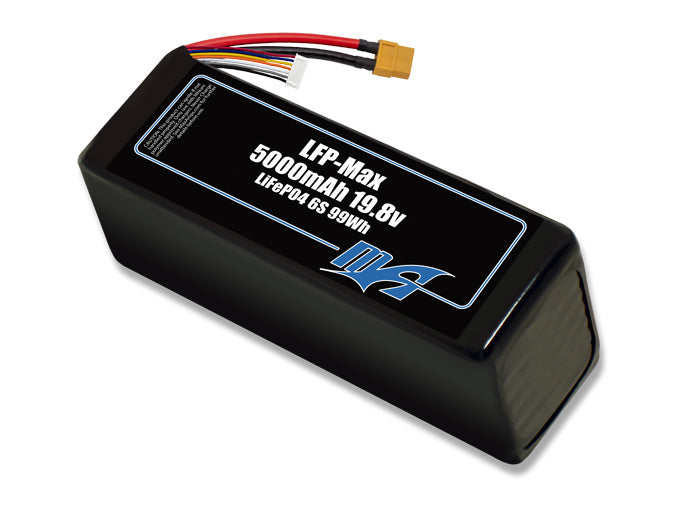 Compact 19.8-volt 5000mAh lithium-polymer battery, built for lightweight drone, UAV, and robotics projects.