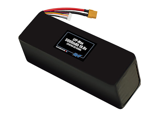 Compact 19.8-volt 5000mAh lithium-polymer battery, built for lightweight drone, UAV, and robotics projects.
