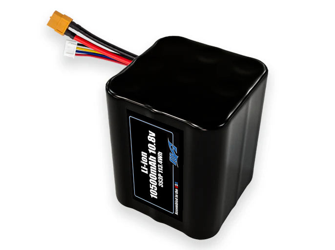 Li-ion 10500mAh 3S3P 10.8v Battery Pack – MaxAmps Lithium Batteries