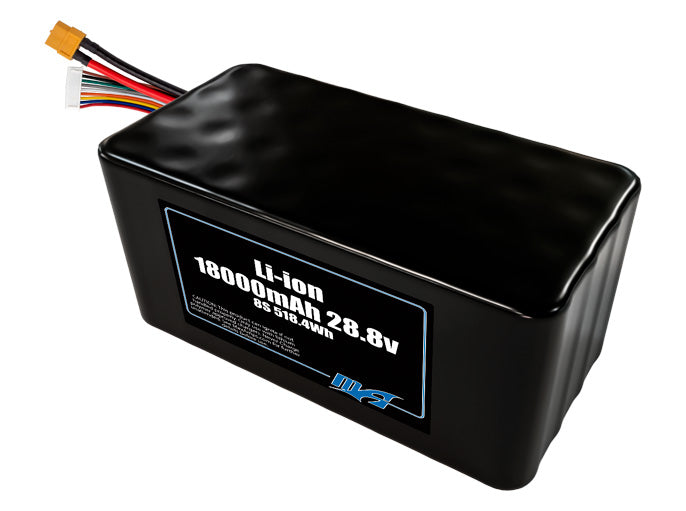 Li-ion 18000mAh 8S4P 28.8v Battery Pack – MaxAmps Lithium Batteries