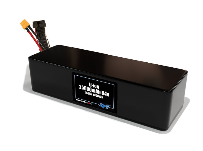 Li-ion 25000mAh 15S5P 54v Battery Pack – MaxAmps Lithium Batteries