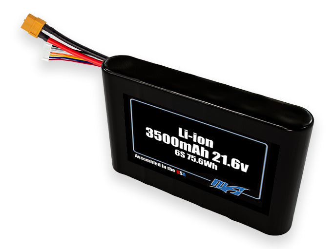 Li-ion 3500mAh 6S 21.6v Battery Pack – MaxAmps Lithium Batteries