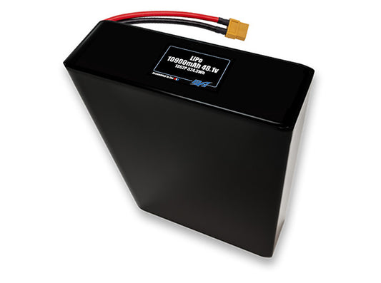 Compact 48.1-volt 10900mAh lithium-polymer battery, built for lightweight drone, UAV, and robotics projects.