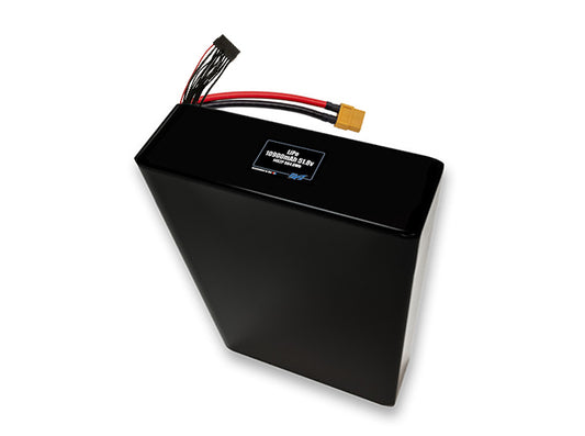 Compact 51.8-volt 10900mAh lithium-polymer battery, built for lightweight drone, UAV, and robotics projects.