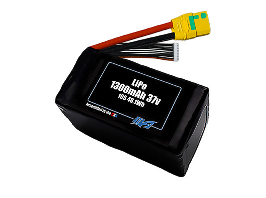 LiPo 1300mAh 10S 37v Battery Pack