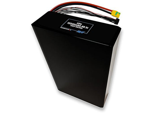 Compact 48.1-volt 16000mAh lithium-polymer battery, built for lightweight drone, UAV, and robotics projects.