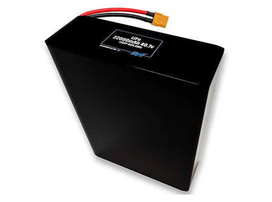 Compact 40.7-volt 22000mAh lithium-polymer battery, built for lightweight drone, UAV, and robotics projects.