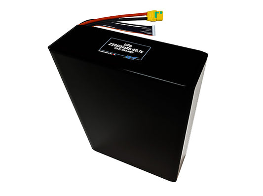 Compact 40.7-volt 22000mAh lithium-polymer battery, built for lightweight drone, UAV, and robotics projects.