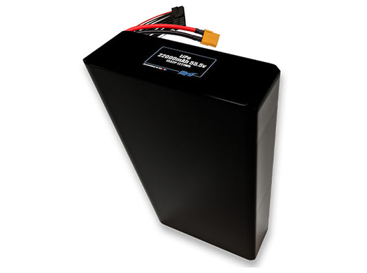 Compact 55.5-volt 22000mAh lithium-polymer battery, built for lightweight drone, UAV, and robotics projects.