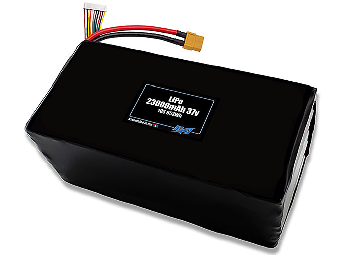 LiPo 23000mAh 10S 37V Battery Pack