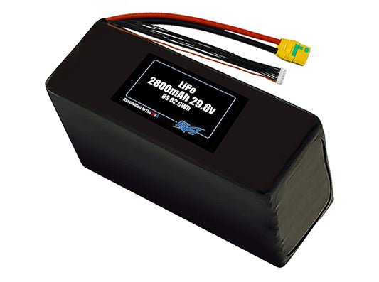 LiPo 2800mAh 8S 29.6v Battery Pack