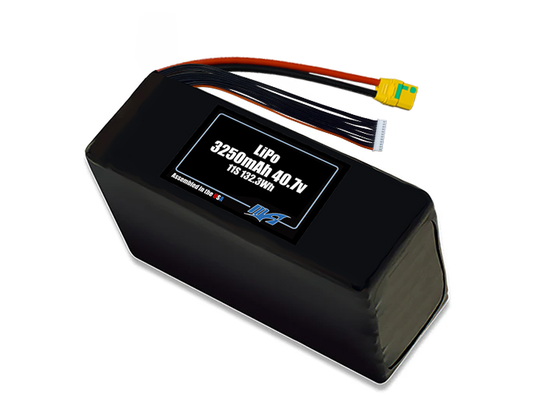LiPo 3250mAh 11S 40.7v Battery Pack