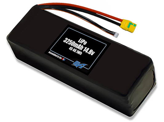 LiPo 3250mAh 4S 14.8v Battery Pack