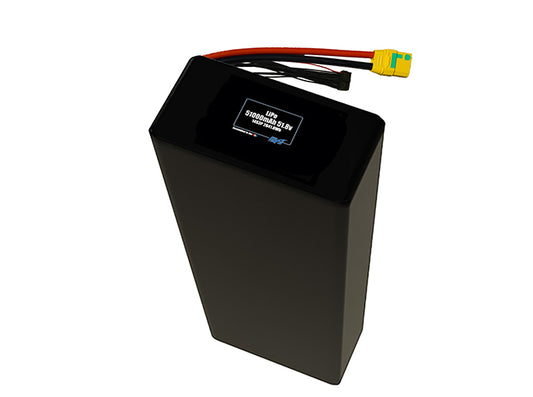 Compact 51.8-volt 51000mAh lithium-polymer battery, built for lightweight drone, UAV, and robotics projects.