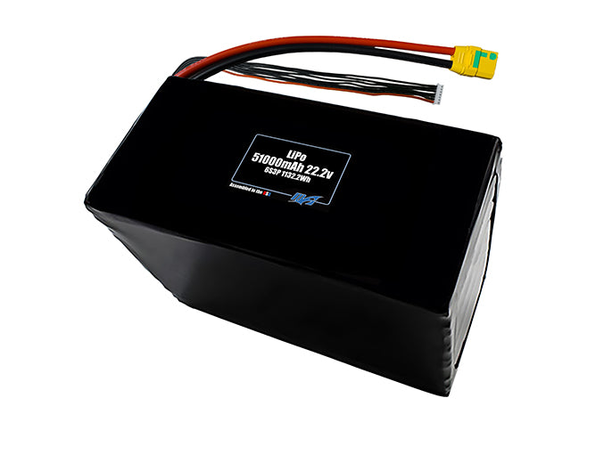 LiPo 51000mAh 6S3P 22.2v Battery Pack – MaxAmps Lithium Batteries