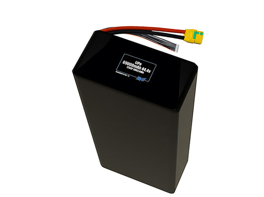 Compact 44.4-volt 69000mAh lithium-polymer battery, built for lightweight drone, UAV, and robotics projects.