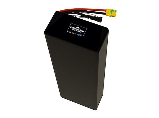Compact 62.9-volt 69000mAh lithium-polymer battery, built for lightweight drone, UAV, and robotics projects.