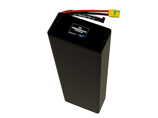 Compact 62.9-volt 69000mAh lithium-polymer battery, built for lightweight drone, UAV, and robotics projects.