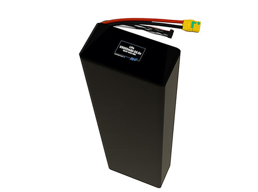 Compact 66.6-volt 69000mAh lithium-polymer battery, built for lightweight drone, UAV, and robotics projects.