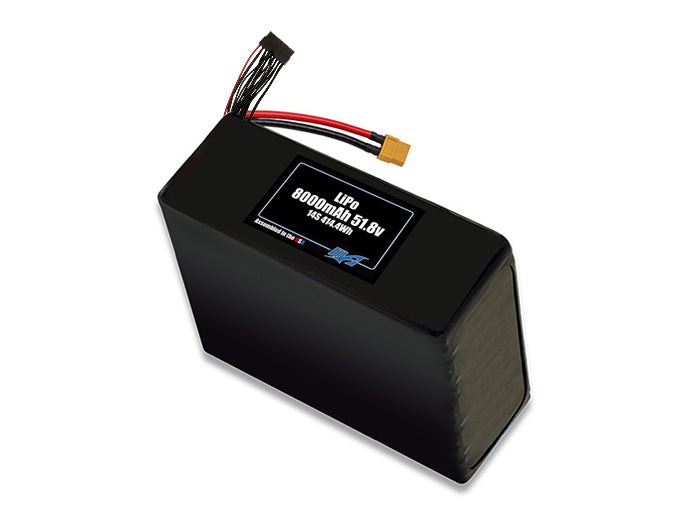 LiPo 8000mAh Lite 14S 51.8v Battery Pack – MaxAmps Lithium Batteries