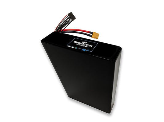 Compact 51.8-volt 9000mAh lithium-polymer battery, built for lightweight drone, UAV, and robotics projects.